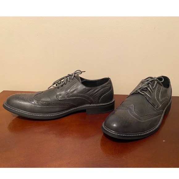 Perry Ellis Portfolio Gray Dress Shoes Men's - Picture 8 of 13